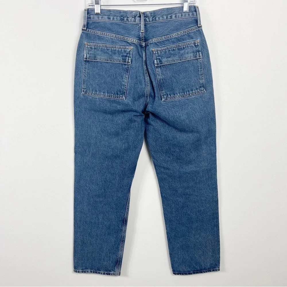 AGOLDE Cooper High Rise Relaxed Fit Cargo Denim Jeans Size 27 NWT Regulation - Picture 9 of 10